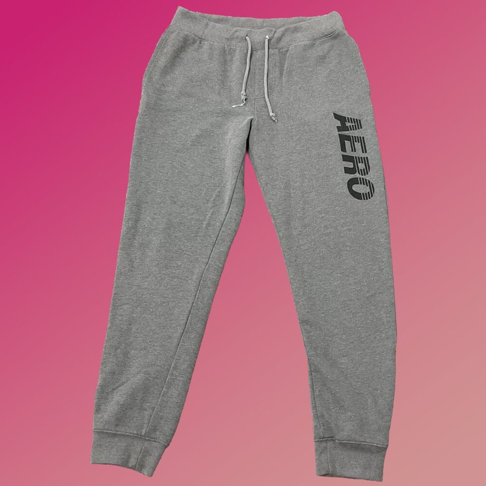 Aeropostale Men's Small Sweatpants with Drawstring and Stretchy Waist